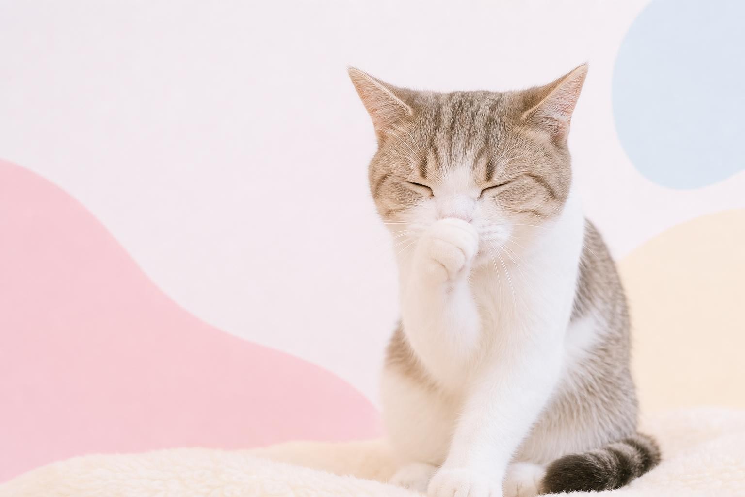 猫のくしゃみが続くのはなぜ？考えられる原因と受診の目安